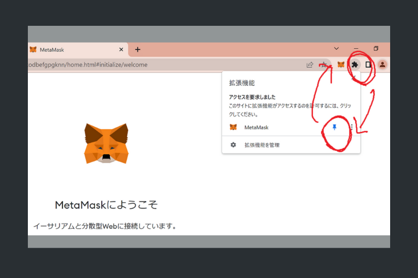 MetaMask for Chromインストール４